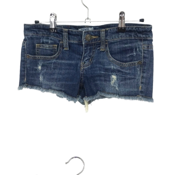 Mossimo Distressed Cut Off Jean Shorts - Picture 1 of 4